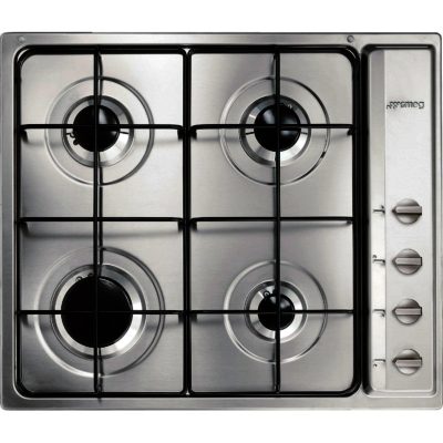 Smeg S64S 60cm 4 Burner Gas Hob in S/Steel